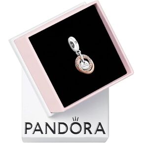 PANDORA Family Always Encircled Dangle Charm Bracelet Charm Moments Bracelets - Stunning Women's Jewelry - Made Rose, Sterling Silver & Cubic Zirconia, With Gift Box