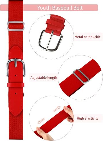مجموعة جوارب البيسبول وحزام التحرير والسرد للشباب الأولاد جوارب البيسبول وحزام البيسبول القابل للتعديل للأولاد والبنات in Kuwait