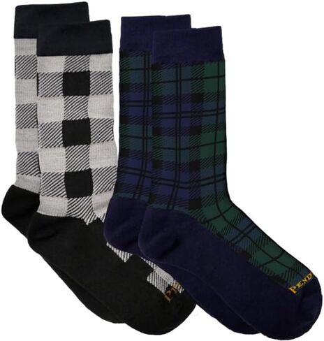 PENDLETON Rob Roy/Blackwatch Plaid 2-Pack Crew Socks in Kuwait