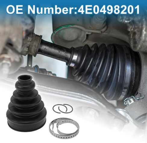 طقم التمهيد المشترك السيرة الذاتية رقم 4E0498201 ث/المشابك التمهيد المشترك السرعة الثابتة لأودي A4 2004-2008 لأودي A6 2005-2011 مطاط أسود قوي متين in Saudi Arabia