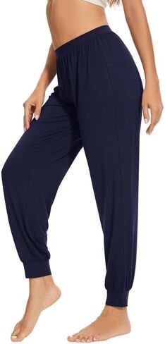 WiWi Womens Pajama Bottoms Soft Viscose from Bamboo Joggers pants Yoga Pants Casual Lounge S-XXL in Saudi Arabia