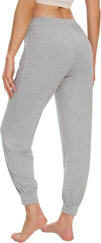 WiWi Womens Pajama Bottoms Soft Viscose from Bamboo Joggers pants Yoga Pants Casual Lounge S-XXL in Saudi Arabia