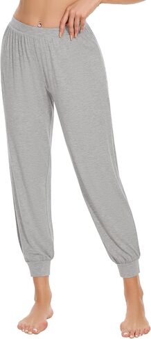 WiWi Womens Pajama Bottoms Soft Viscose from Bamboo Joggers pants Yoga Pants Casual Lounge S-XXL in Saudi Arabia