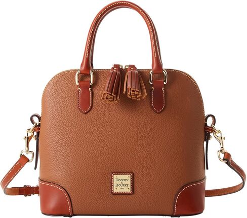 حقائب يد Dooney & Bourke للنساء، محفظة جلدية على شكل قبة مع سحاب وحزام كروس قابل للإزالة in Kuwait