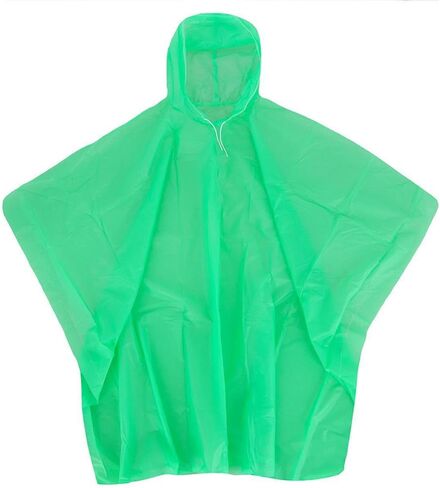 CTM® Adult Reusable Waterproof Long Rain Poncho in Saudi Arabia