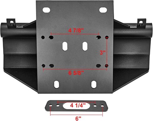 WeiSen Winch Mount Plate Bracket Kit Compatible with Can-Am Maverick X3 2017-2024 in Saudi Arabia