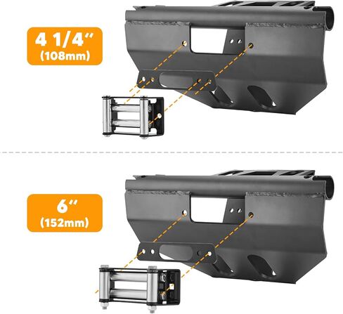 WeiSen Winch Mount Plate Bracket Kit Compatible with Can-Am Maverick X3 2017-2024 in Saudi Arabia