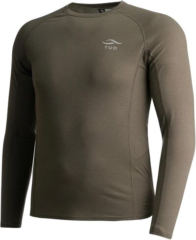 TUO Kinetic Merino 150 Base Layer Long Sleeve Crew Shirt - Durable, Moisture-Wicking and Odor Resistant in Saudi Arabia