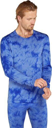 Icebreaker Men's Merino 200 Oasis Long Sleeve Crewe Cloud Dye in Saudi Arabia