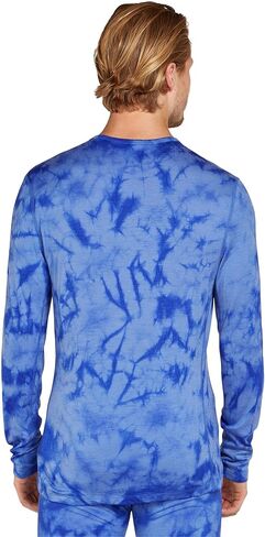 Icebreaker Men's Merino 200 Oasis Long Sleeve Crewe Cloud Dye in Saudi Arabia