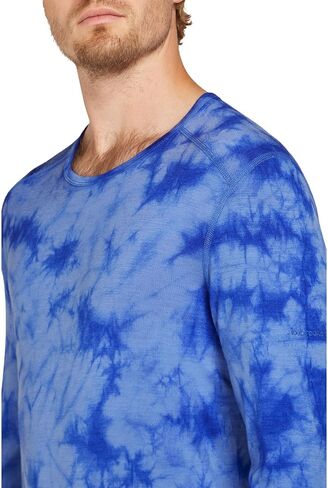 Icebreaker Men's Merino 200 Oasis Long Sleeve Crewe Cloud Dye in Saudi Arabia