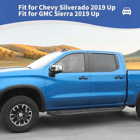 for Silverado Side Mirror Cover Cap Trim Chrome Fit for Chevy Silverado/GMC Sierra 2019-2024 Silver Chrome Exterior Accessories 2pcs in Saudi Arabia