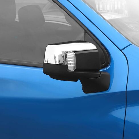 for Silverado Side Mirror Cover Cap Trim Chrome Fit for Chevy Silverado/GMC Sierra 2019-2024 Silver Chrome Exterior Accessories 2pcs in Saudi Arabia