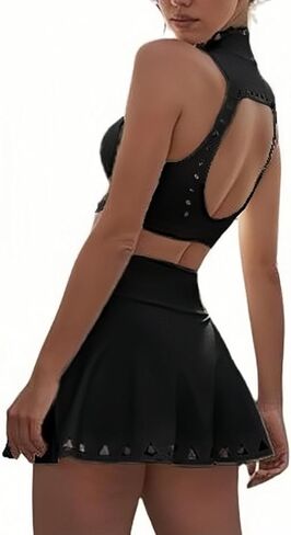 Tennis Skirt Sets Women 2 Piece Outfits Tennis Skirt Set Tennis Outfits Woman Golf Outfits for Women in Saudi Arabia