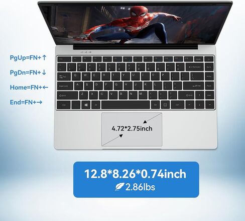 Laptop 8gb ram 256gb ssd Windows 11 pro, Laptop Computer Intel Celeron N4020C 14.1" laptop, Full HD 1920x1080 for Work,Studying and Entertainment in Saudi Arabia
