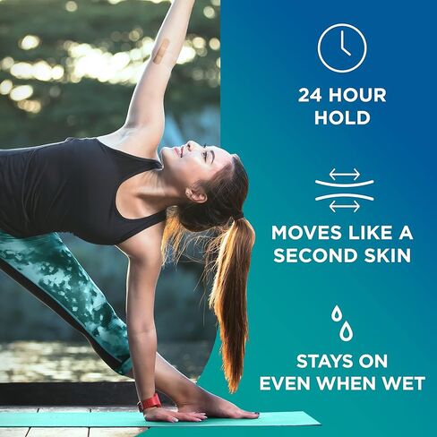 ضمادات لاصقة مرنة من ماركة Band-Aid للإسعافات الأولية والعناية بالجروح من الجروح والخدوش والحروق الطفيفة، ضمادات معقمة مرنة رائعة للأصابع واليدين والركبتين، مقاس واحد، 25 قيراط in Kuwait