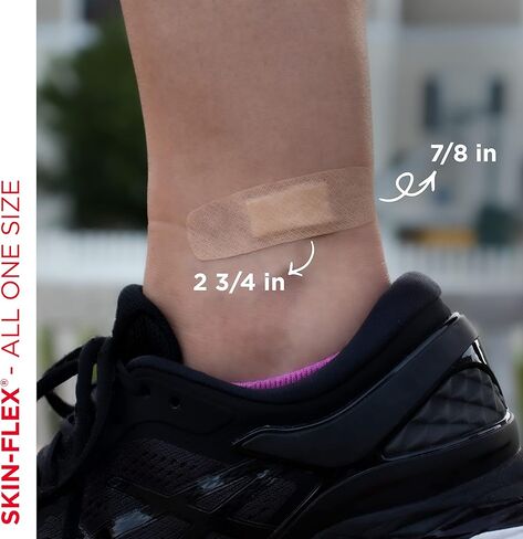 ضمادات لاصقة مرنة من ماركة Band-Aid للإسعافات الأولية والعناية بالجروح من الجروح والخدوش والحروق الطفيفة، ضمادات معقمة مرنة رائعة للأصابع واليدين والركبتين، مقاس واحد، 25 قيراط in Kuwait