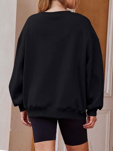 Lacozy Womens Oversized USA Graphic Sweatshirts Crewneck Long Sleeve Sweater Casual Fleece Tops Fall Outfits Winter Clothes in Saudi Arabia