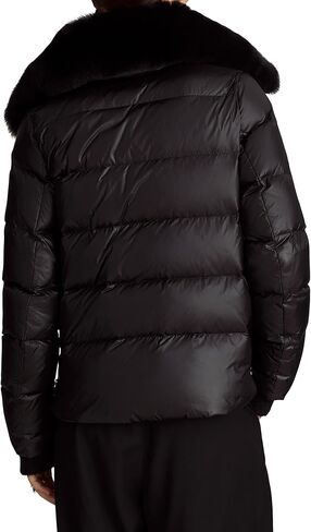Essential Puffer Jacket With Detachable Genuine Shearling Collar and Cuffs in Saudi Arabia