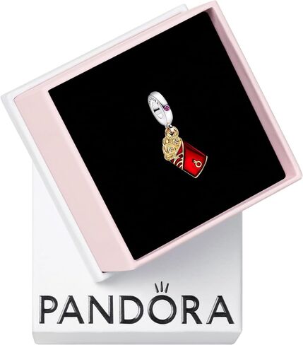 PANDORA حلية متدلية على شكل ظرف أحمر بلونين - مع صندوق هدايا in Saudi Arabia
