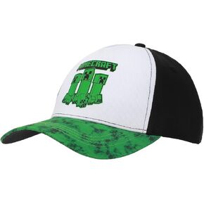 Minecraft Creepers Logo Youth Colorblock Traditional Adjustable Hat