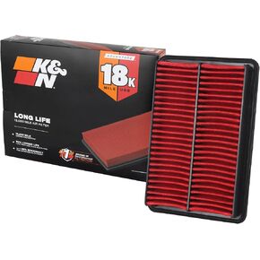 K&N Engine Air Filter: Long Life 18,000 Mile Replacement Air Filter: Compatible with 2010-2019 Mazda L4 2.0/2.3/2.5L (CX-5, 3, 6, Atenza, Biante, Premacy, Axela), KNA-2480