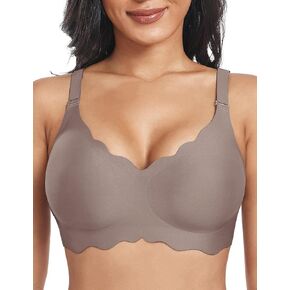 Silky Bras for Women No Underwire Floral Design Bralettes for Women Wireless T Shirt Bra Ultra Soft with Extender in Saudi Arabia