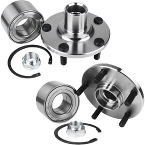 KUSATEC 518509 2pcs Front Wheel Bearing and Hub Assembly Compatible with 1992-2003 Lexus ES300 RX300, 1992-2004 Toyota Avalon Camry Sienna Solara, 5 Lug Bolts without ABS