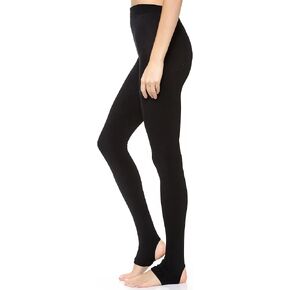 Plush Women's Fleece Lined Tights with Stirrups