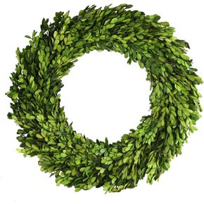 Boxwood Wreath 12 inch Preserved Nature Boxwood Home Decor Stay Fresh for Years Spring Summer Fresh Green Wreath Farmhouse Holiday Home Wreath Decor Spring Wreath