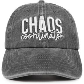 InnoBeta Chaos Coordinator Hat Gifts for Women, Thank You Gifts for Women, Boss Lady Gifts, Appreciation Gifts for Mom, Teacher, Nurse, Coworker, Adjustable Baseball Cap