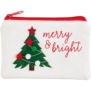 Mud Pie Tree Light Up Xmas Pouches/Cases, Multi