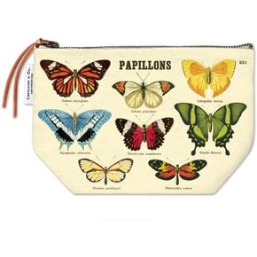 Cavallini Papers & Co. Papillions Vintage Pouch, Multi