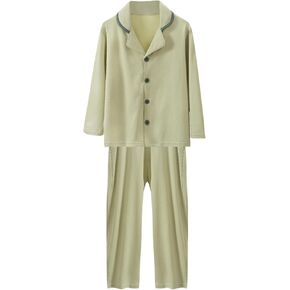 Kids Cotton Clothes Set,Button Down Top and Pants Long Sleeve Soft Comfortable Cloth Sets 3-12Years