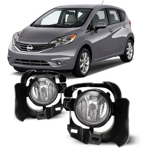 Winjet OEM Series for [2014 2015 2016 Nissan Versa Note] Driving Fog Lights + Switch + Wiring Kit