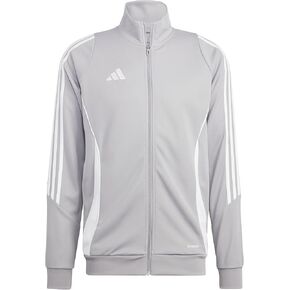 adidas Men's Tiro 24 Training Jacket, Team Mid Grey/White, X-Large/Tall + 3"