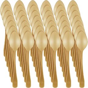500 Pcs Clear Mini Spoons for Desserts Small Plastic Tasting Spoon Tiny Disposable Spoons Plastic Serving Utensils Bulk for Sample, Ice Cream, Appetizer, 3.7 x 0.8 Inch