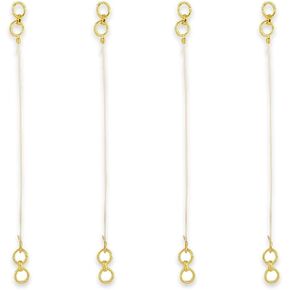 Gold Color Plastic Material Earring Support Ear Chain For Women