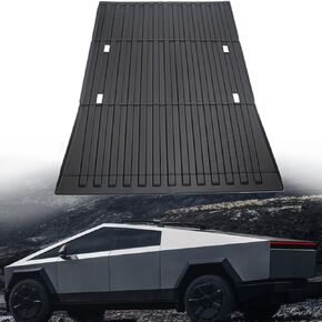 Truck Bed Mat for Tesla Cybertruck Accessories 2024，All Weather TPE Protection Cargo Liner Bed Mat Rear Truck Mat