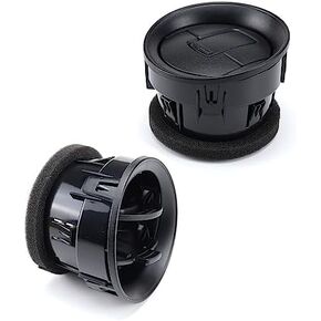USTAR Chrome Black Dash HVAC AC Vent Heater Air Vent Fit for Ford F150 Lobo 2009-2014 AL3Z19893BA 4Pc Pack
