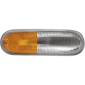 For VW Beetle Turn Signal Light 1998-2005 Driver and Passenger Side Pair/Set | Clear & Amber Lens | VW2520103 + VW2521103 | 1C0953155L + 1C0953156L
