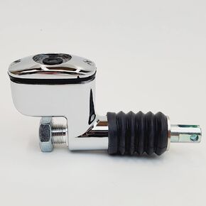 Chrome ¾" Bore Rear Brake Master Cylinder for 1999-2007 Harley Touring Electra Glide, Road Glide, Road King, Street Glide Models & 2000-2017 Harley Softail Models Replaces HD# 41755-99 & 41767-05A