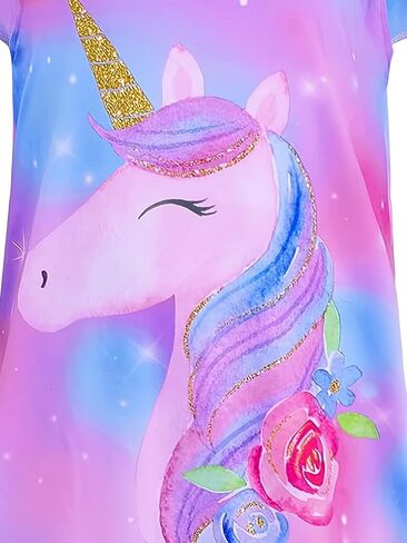 Bow Dream Toddler Girls Cartoon Dress and Matching American Girl Doll Clothes for Girls Long Sleeve in Kuwait