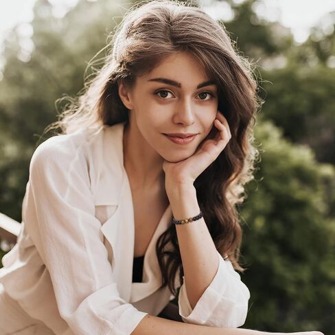 dcfywl731 الحصول على الشفاء العاجل أساور مضادة للقلق للنساء أساور الحجر الطبيعي للاسترخاء شفاء أساور كريستال أساور اليوغا لتخفيف التوتر تمتد أساور مطرز للنساء in Kuwait