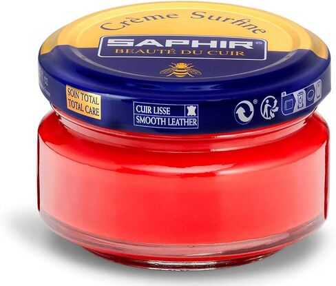 ملمع الأحذية SAPHIR Creme Surfine Pommadier - كريم شمع العسل للمنتجات الجلدية - أبيض in Saudi Arabia