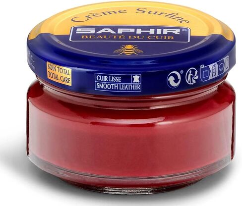 ملمع الأحذية SAPHIR Creme Surfine Pommadier - كريم شمع العسل للمنتجات الجلدية - أبيض in Saudi Arabia