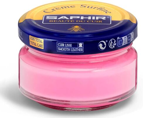 ملمع الأحذية SAPHIR Creme Surfine Pommadier - كريم شمع العسل للمنتجات الجلدية - أبيض in Saudi Arabia