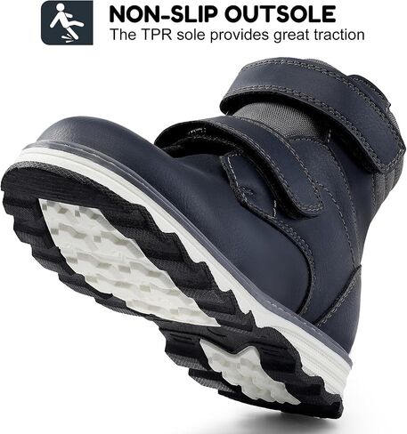 Boys Ankle Boots Kids Winter Walking Boots Shoes Boy Zipper Boot Hiking Boots in Saudi Arabia