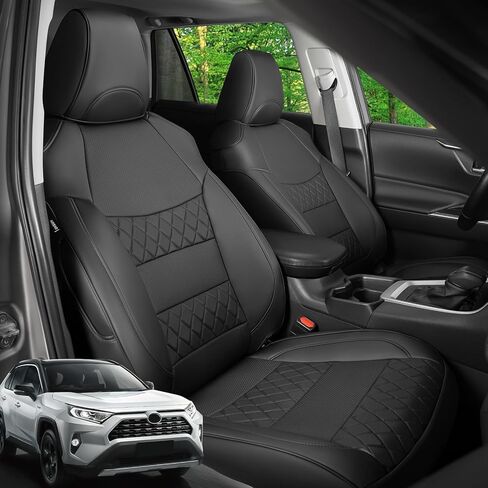 for Toyota RAV4 Seat Covers 2019 2020 2021 2022 2023 2024, Full Set Seat Covers for Rav4 2019-2024, Full Coverage, Durable Waterproof (19-24 Gas Model [NOT for Adventure/TRD-Off/Trail]) in Saudi Arabia