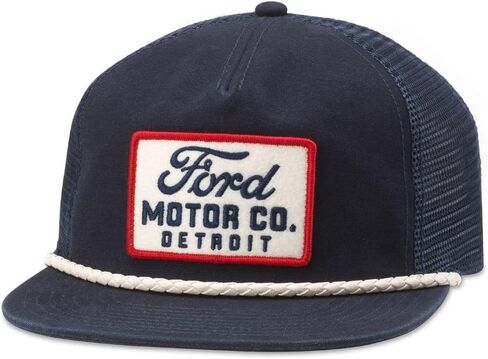 AMERICAN NEEDLE Ford Motors Patch Unisex Adjustable Snapback Baseball Hat in Kuwait